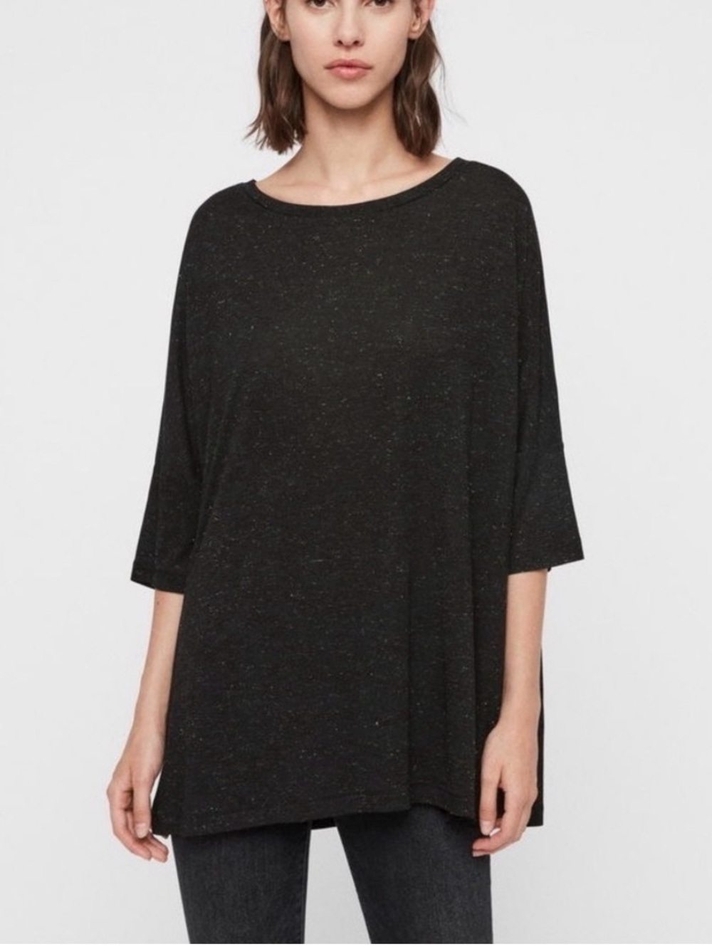AllSaints Plira shimmer tee